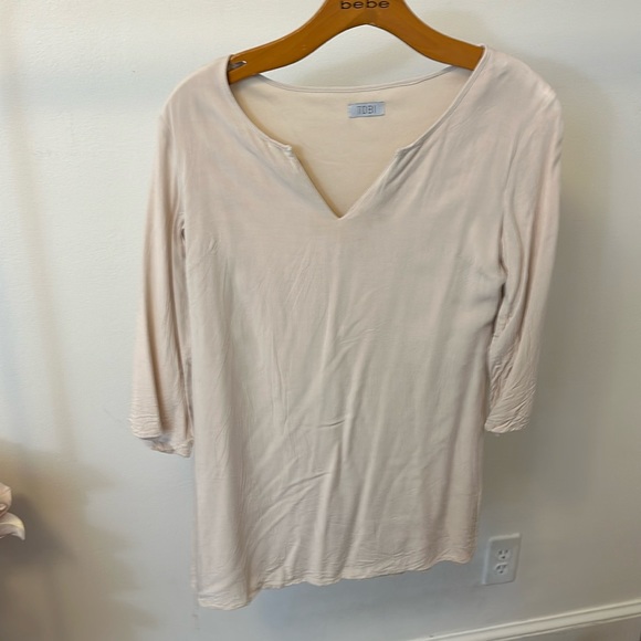 Tobi Cream Shirt dress - Picture 1 of 2